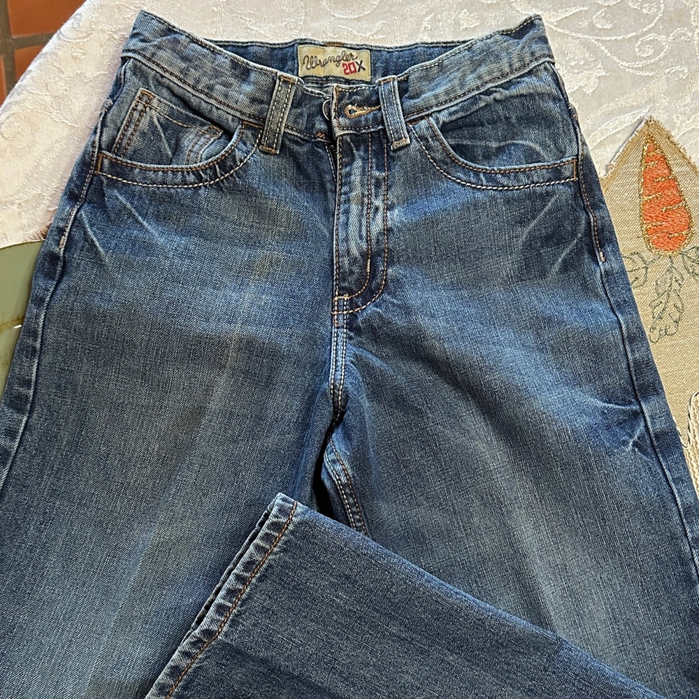 Wrangler 20X Kids' Classic Blue Jeans